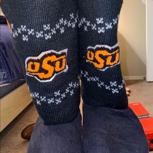 SUPER FUZZY OSU BOOTIES